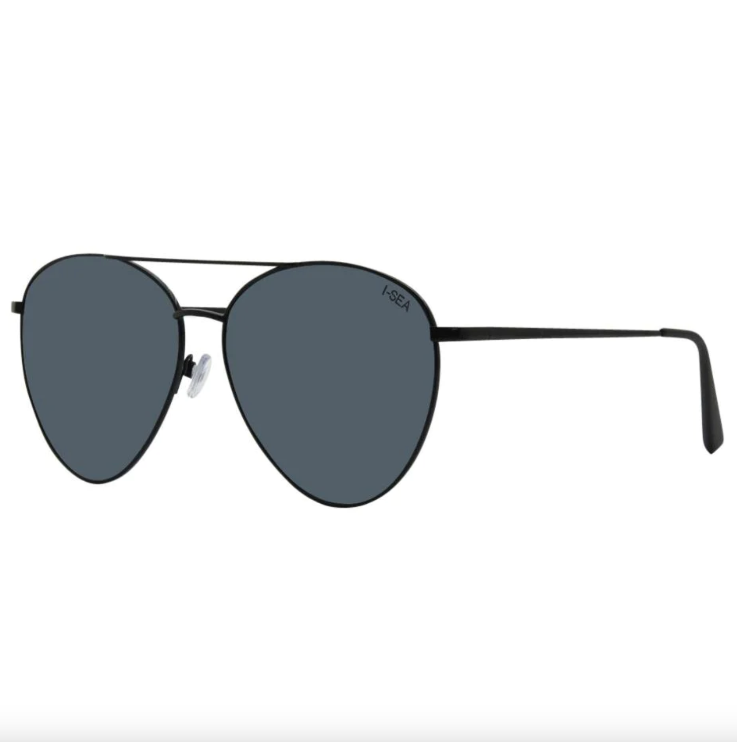 I-Sea Charlie Sunglasses Sunglasses in Black/Smoke at Wrapsody