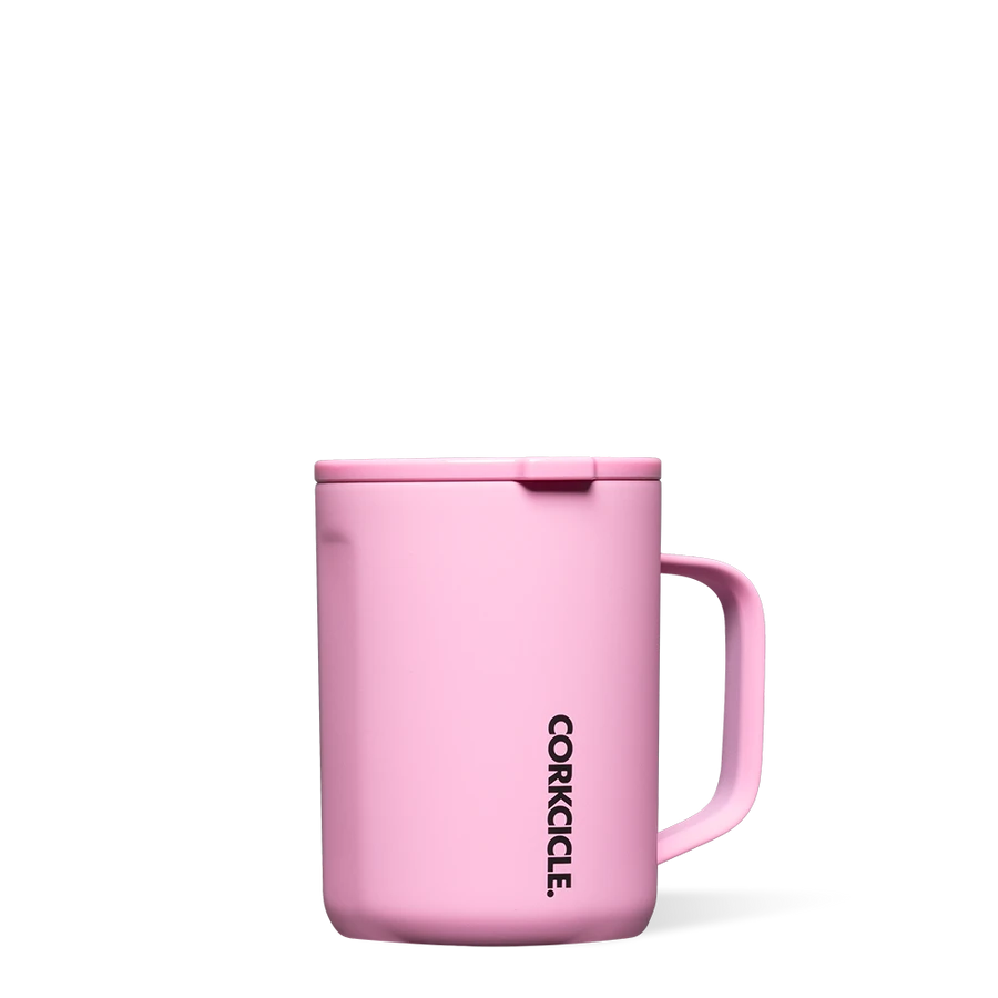 Corkcicle Mug 16oz Drinkware in Sun-Soaked Pink at Wrapsody