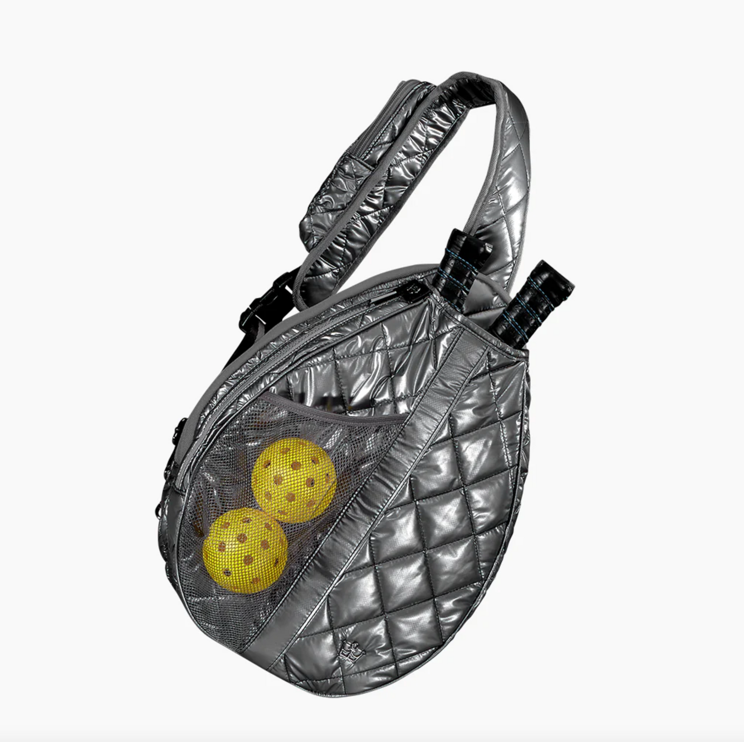 Oliver Thomas Maxed Out Pickle/Tennis Sling Backpacks in Gunmetal at Wrapsody